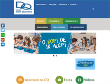 Tablet Screenshot of domquintino.com.br